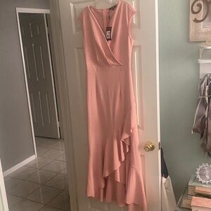 Miusol Asymmetrical Pink Dress